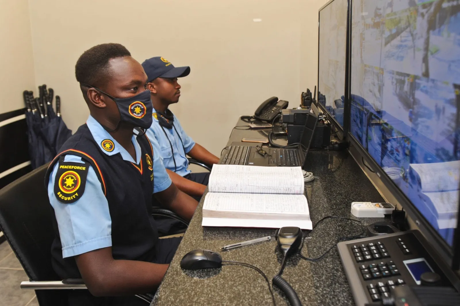 Peaceforce officers in training