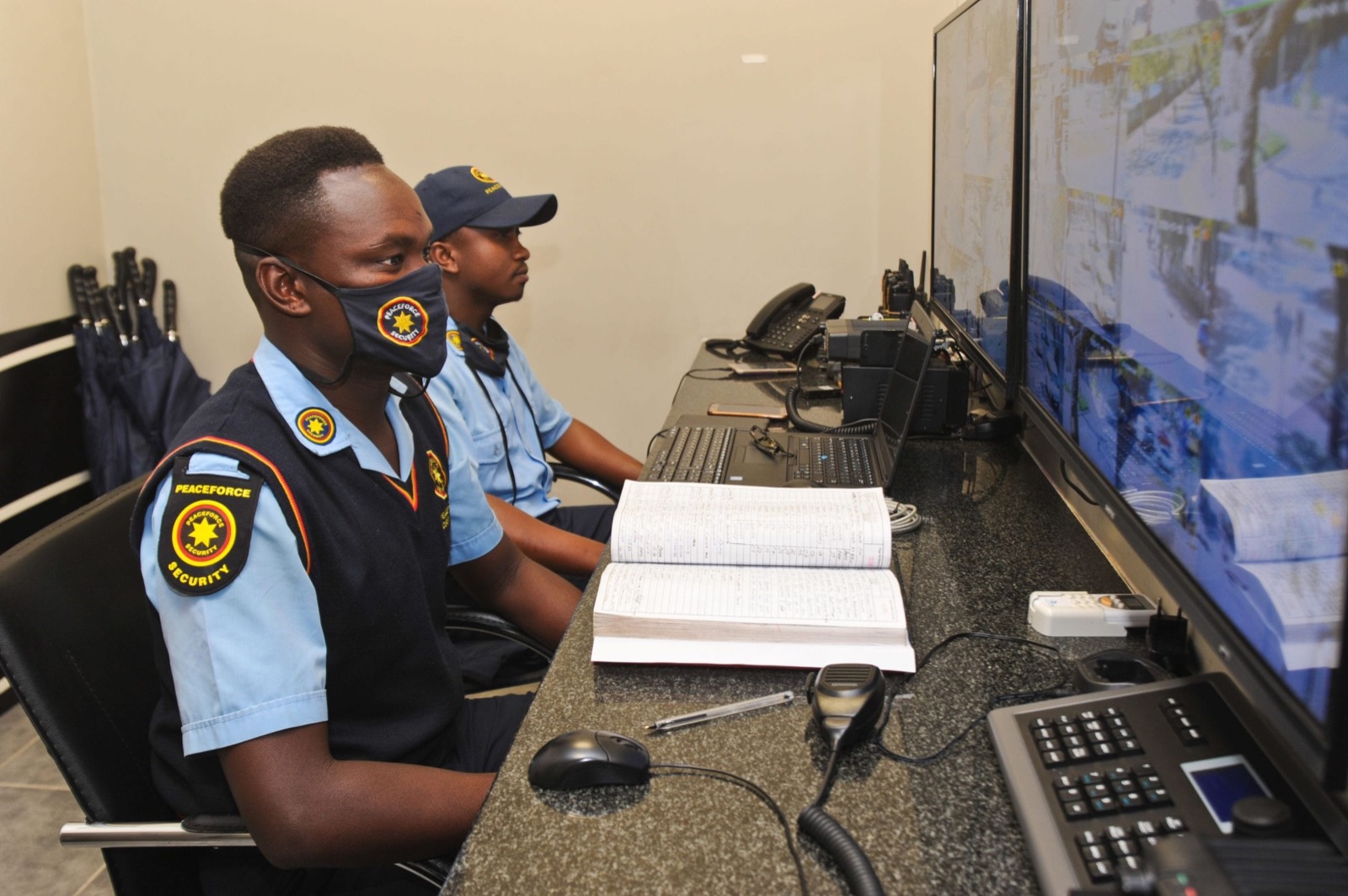 Peaceforce officers in training